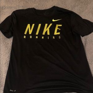 Nike running shirt.